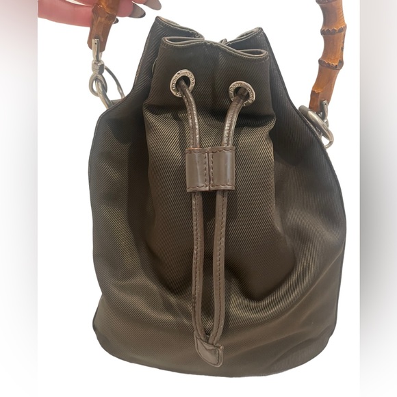 Gucci Authentic Vintage Bamboo Handle Bucket Bag - Picture 8 of 16